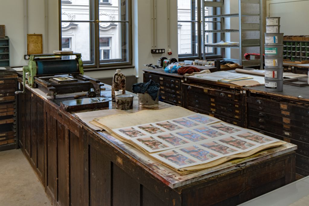 Intaglio Printing, photo: Vojtěch Votýpka