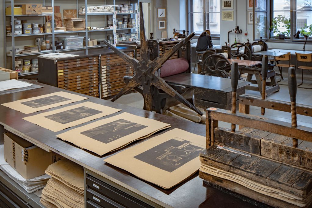 Intaglio Printing, photo: Vojtěch Votýpka