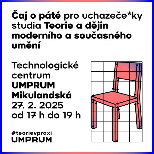 Čaj o páté pro uchazeče*ky o studium na KTDU 27. 2. 2025