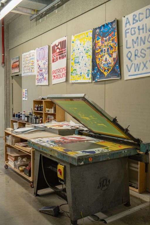 Screen Printing, photo: Vojtěch Votýpka