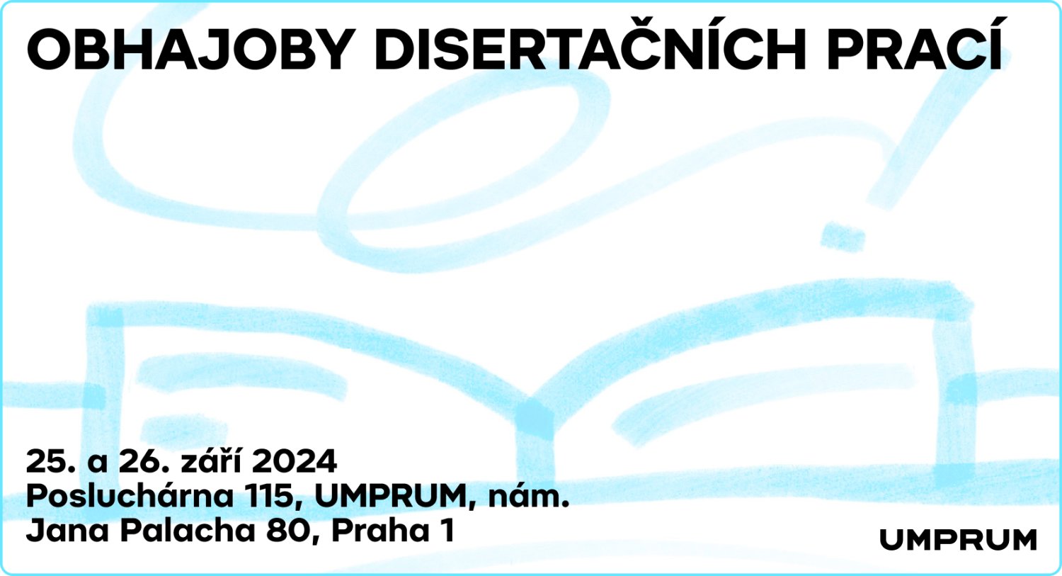 Obhajoby disertačních prací 25. a 26. 9. 2024