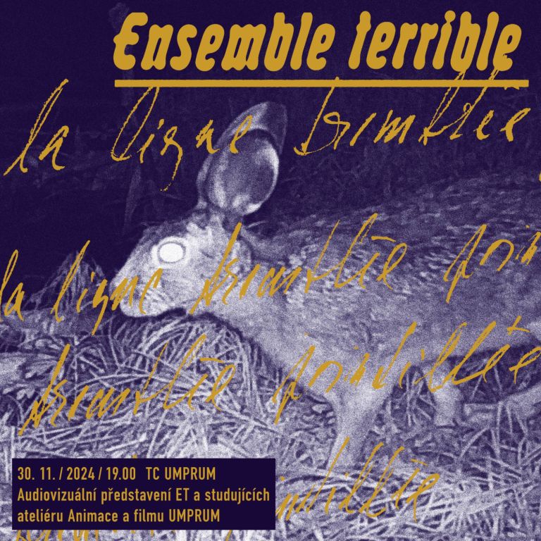 Ensemble Terrible & Animace a film UMPRUM: La ligne tremblée pointillée