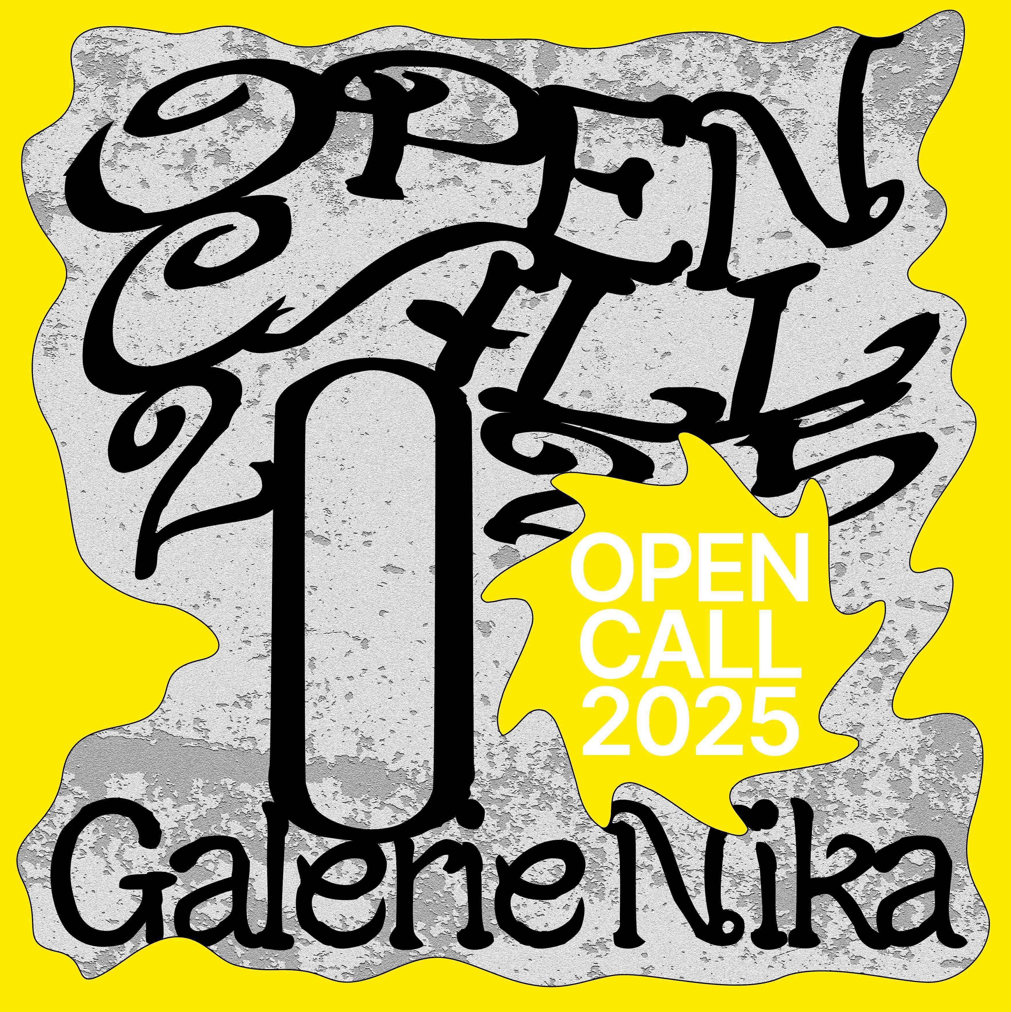 OPEN CALL GALERIE NIKA 2025